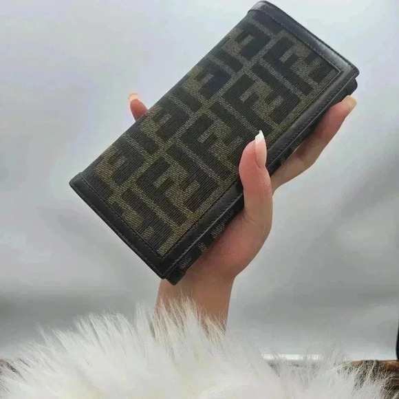 FNDI  Zucca Bifold Long Wallet - Picture 4 of 16